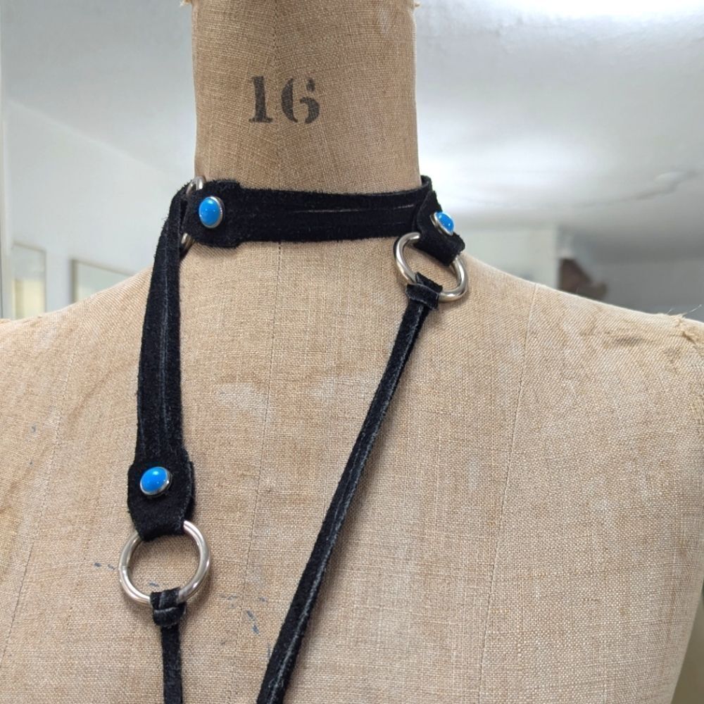 Leather Tassel Necklace
